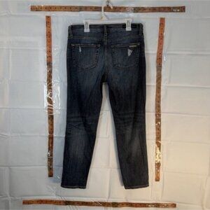Rock & Republic Distressed Jeans Blue Denim Medium Wash 5-Pocket Women